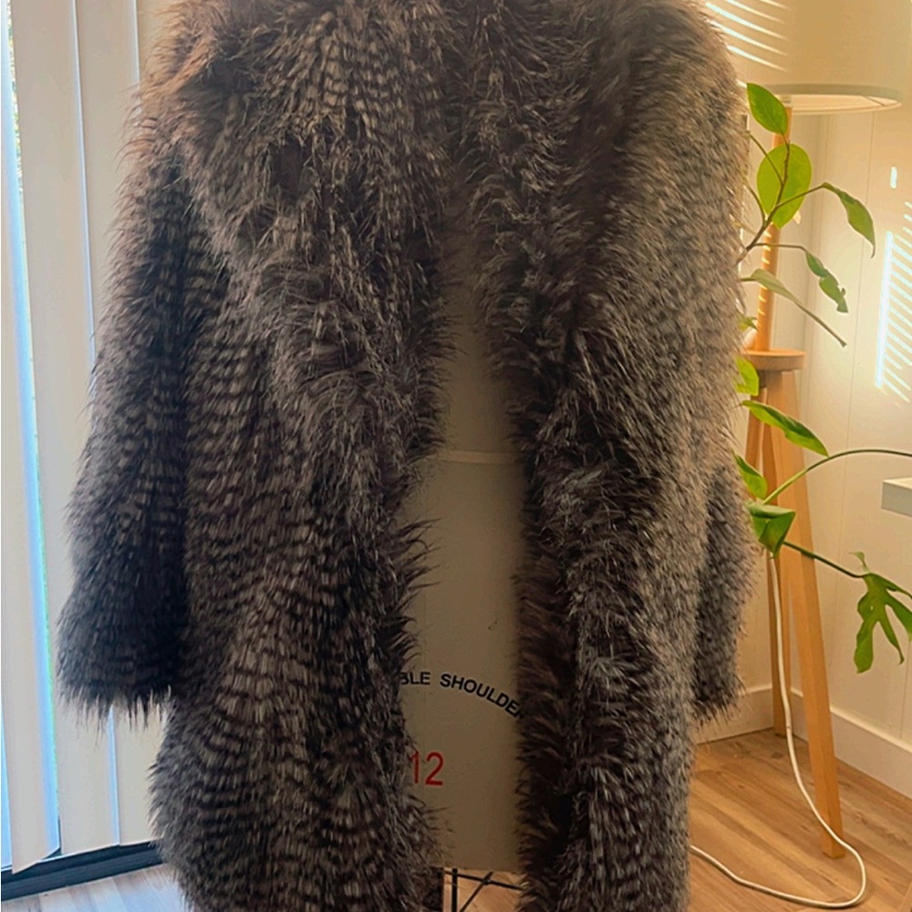 Luxurious Faux Fur Coat